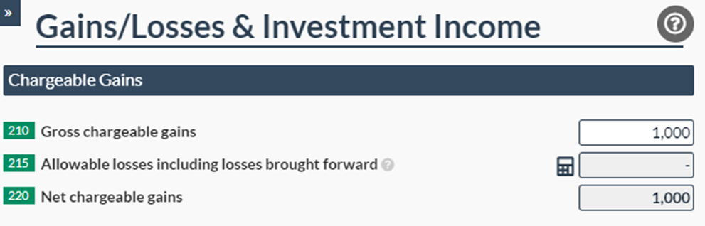 Easy Digital Tax and accounting information - Chargeable gains
