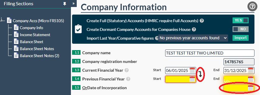 Easy Digital Tax and accounting information - company