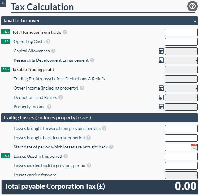 Easy Digital Tax and accounting information - Corporation