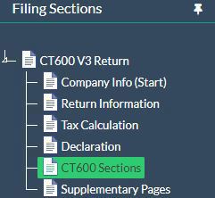 CT600 Sections