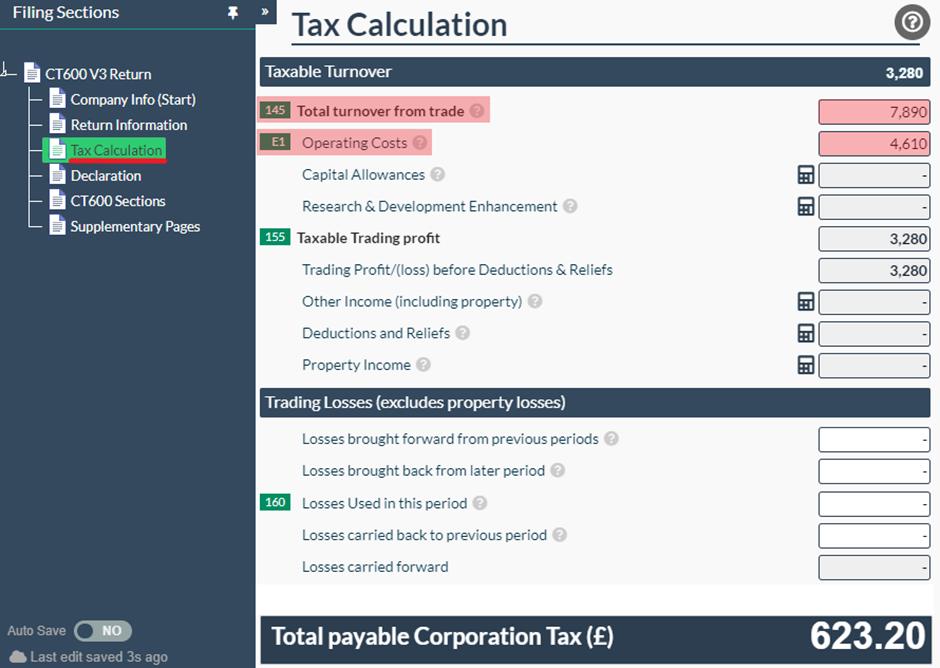 Easy Digital Tax and accounting information -  allowable expense