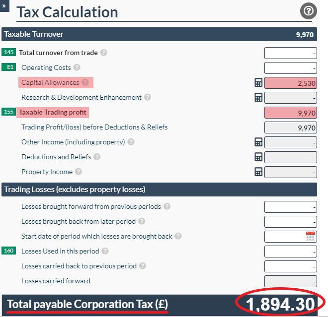 Easy Digital Tax and accounting information -  capital allowances