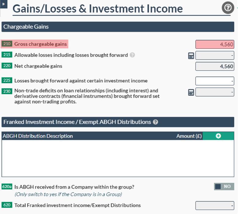 Easy Digital Tax and accounting information -  Chargeable Gain