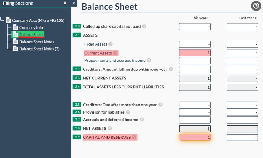 Easy Digital Tax and accounting information -  annual accounts