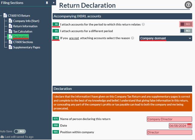 Easy Digital Tax and accounting information -  annual accounts