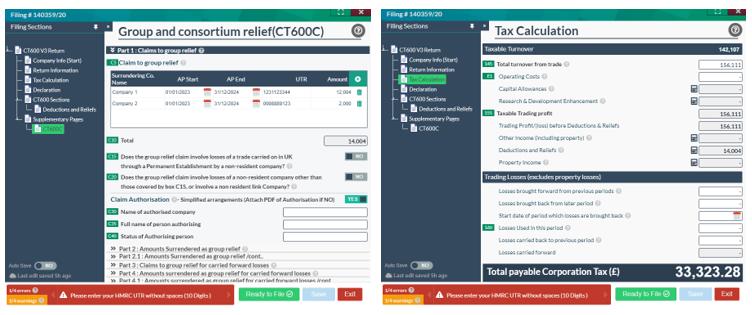 Easy Digital Tax and accounting information -  Group relief