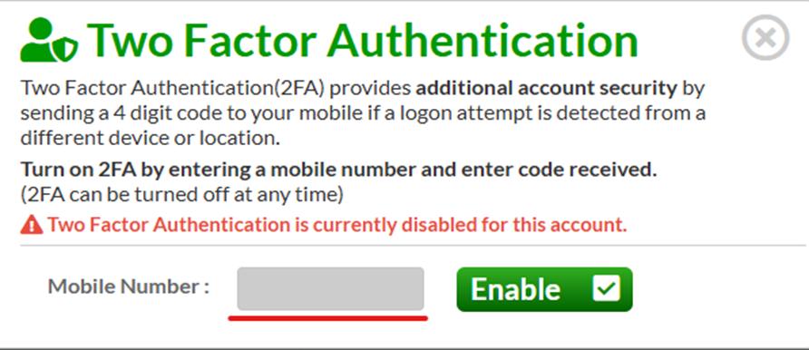 Easy Digital Tax and accounting information - 2fa