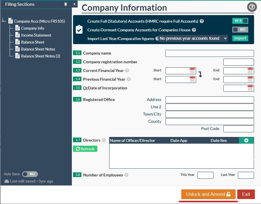 Easy Digital Tax and accounting information -  amendment