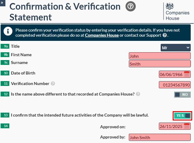 Easy Digital Tax and accounting information - statement date