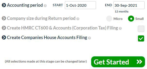 Add companies house filing to corporation tax CT600 